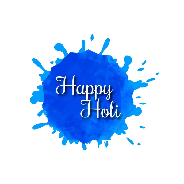 Happy Holi greeting card — Stock Vector