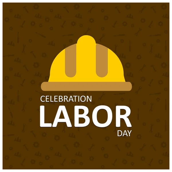 Happy Labor Day postcard — Stock Vector