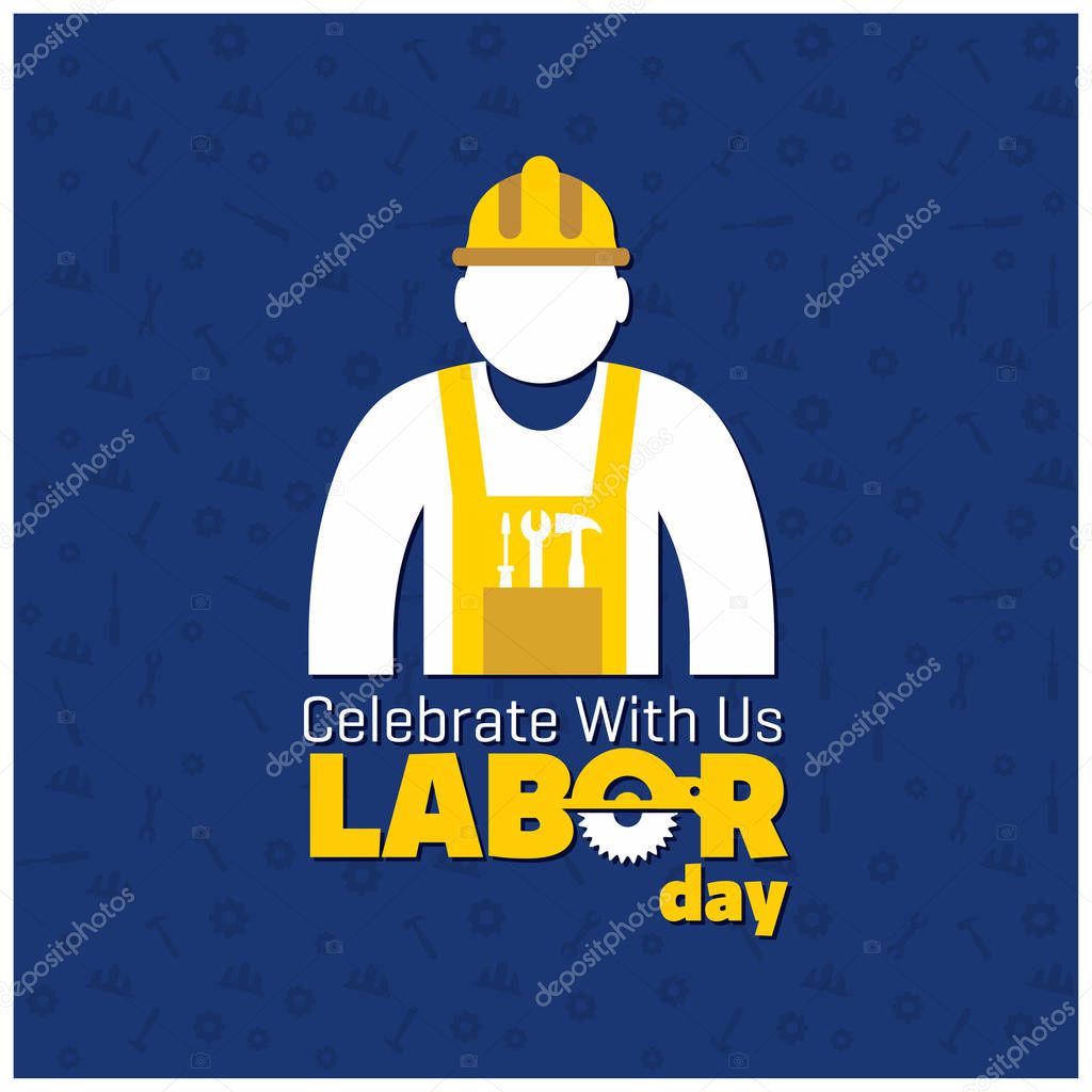 Happy Labor Day postcard 