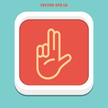 eller simgesini iki parmak ile 