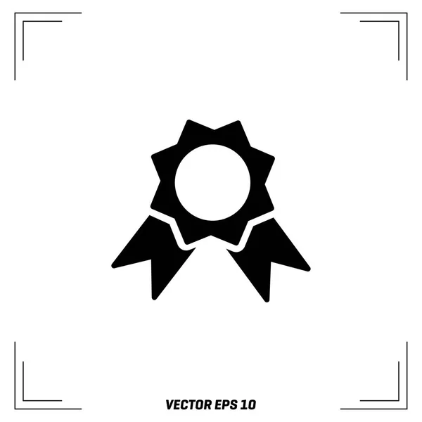 Medalj flat ikonen — Stock vektor