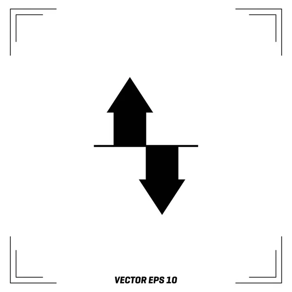 Descargar y subir flechas icono — Archivo Imágenes Vectoriales