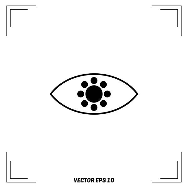 Ikona oka virtuální reality — Stockový vektor