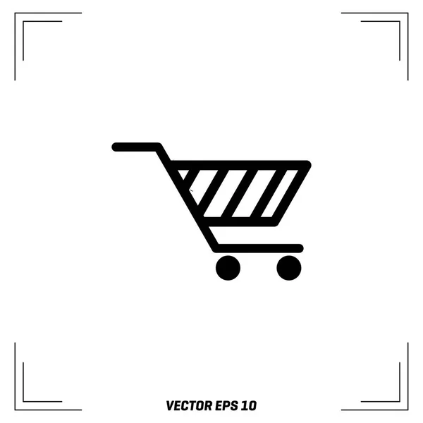 Shopping cart icon — Stock Vector