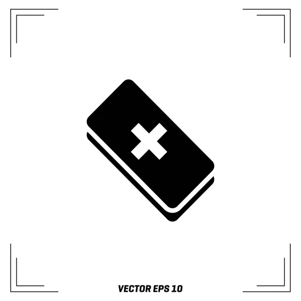 First aid flat icon — Stock Vector