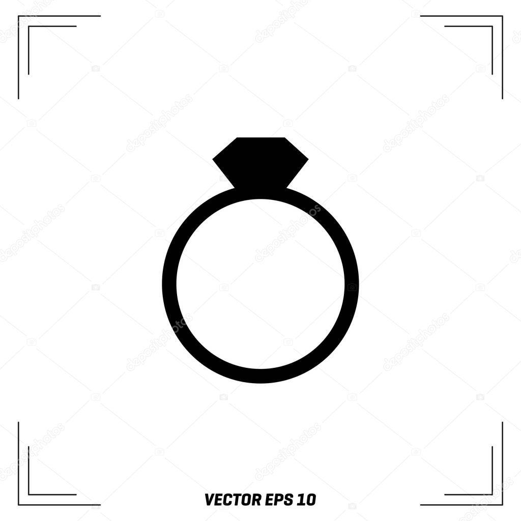 Ring for Ladies flat icon