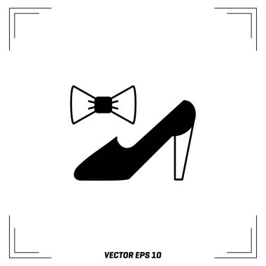 Ayakkabı düz simgesi