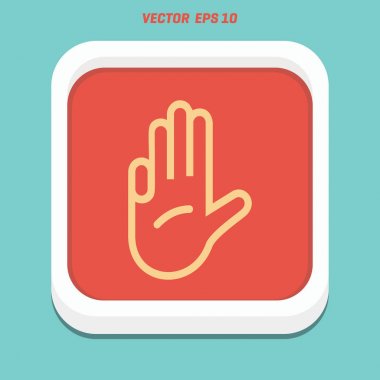 dört parmak gösteren el 