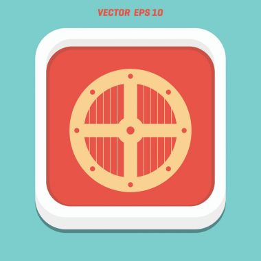 Viking kalkan kutsal kişilerin resmi  