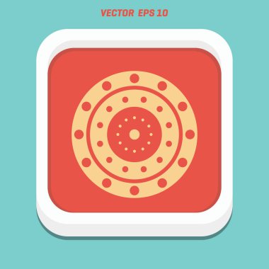 yuvarlak ahşap kalkan 