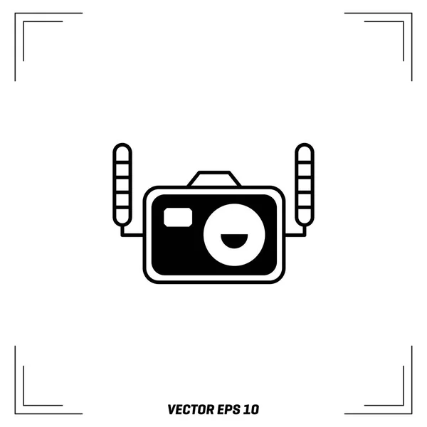 Icono de cámara submarina — Vector de stock