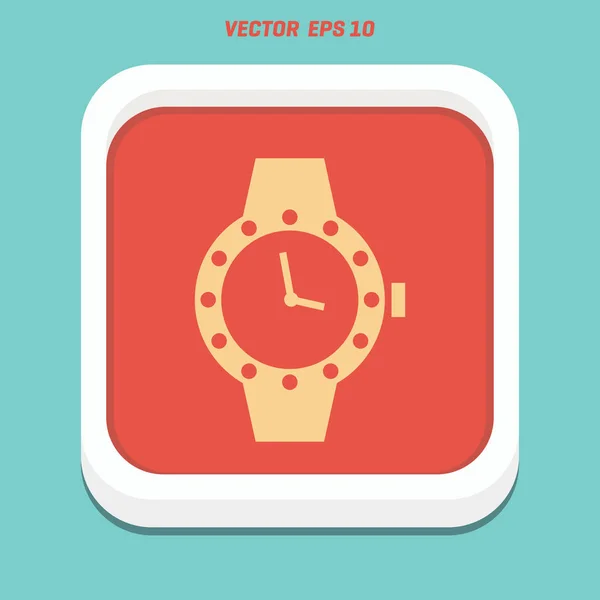 Señoras reloj icono — Archivo Imágenes Vectoriales