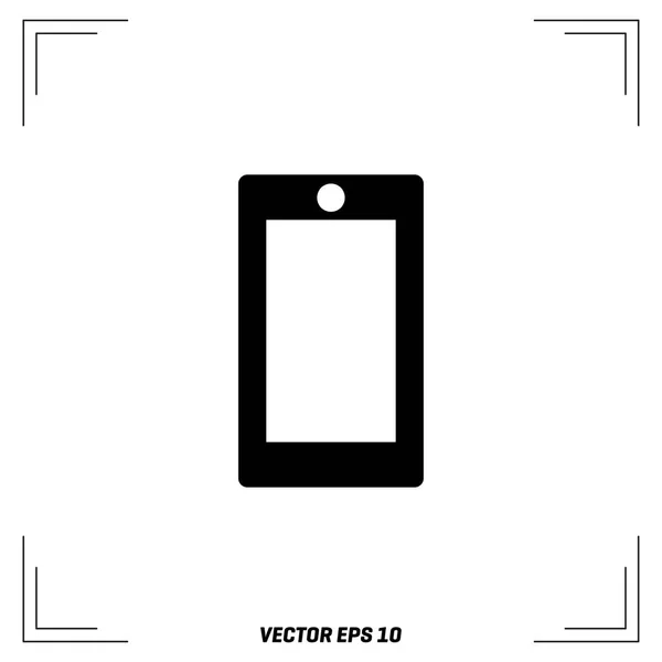 Smartphone flat icon — Stock Vector
