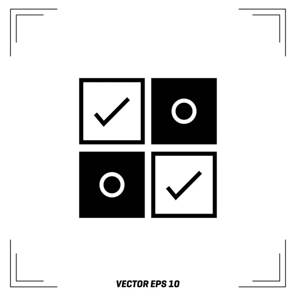 Tic-tac-toe icon — Stock Vector