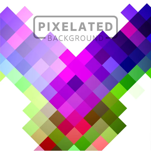 Modèle coloré pixellisé — Image vectorielle