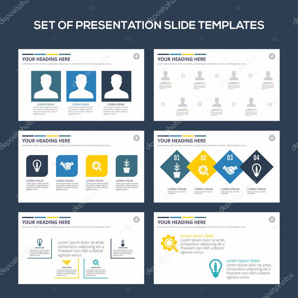 infographic elements for presentation templates