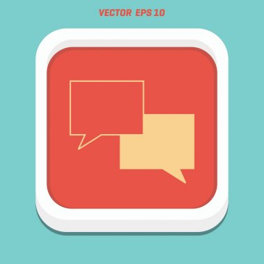 konuşma balonları simgesi