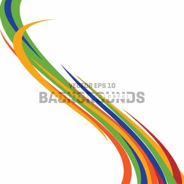 çok renkli çizgili desen