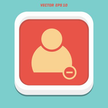 Kullanıcı düz simgesi