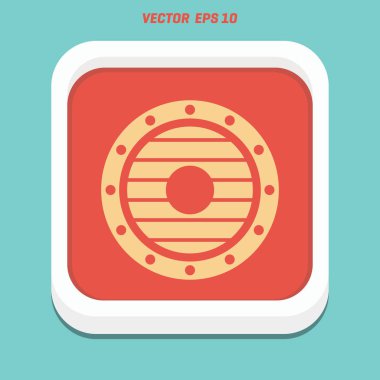 yuvarlak ahşap kalkan 