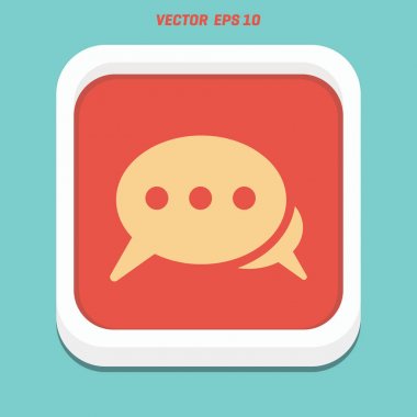 konuşma balonları simgesi