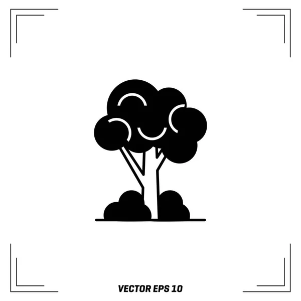 Fa lapos ikon — Stock Vector