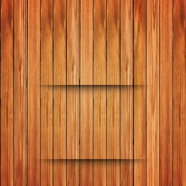 Banner con textura de madera — Archivo Imágenes Vectoriales