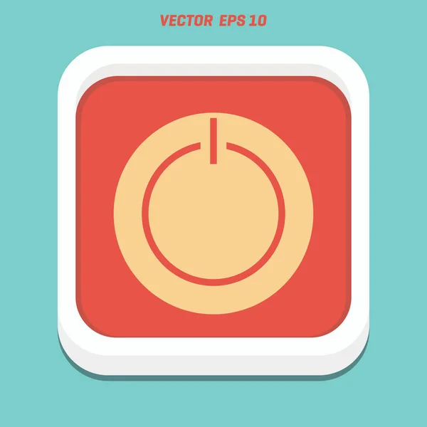 Pictograma buton — Vector de stoc