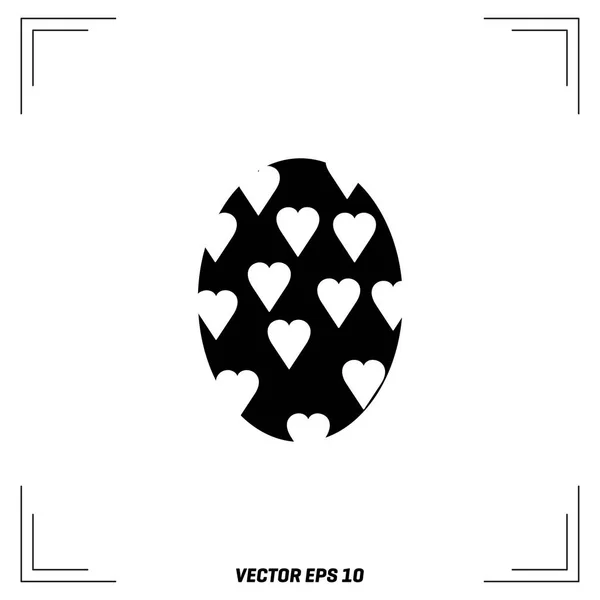 Ícone do ovo de Páscoa —  Vetores de Stock