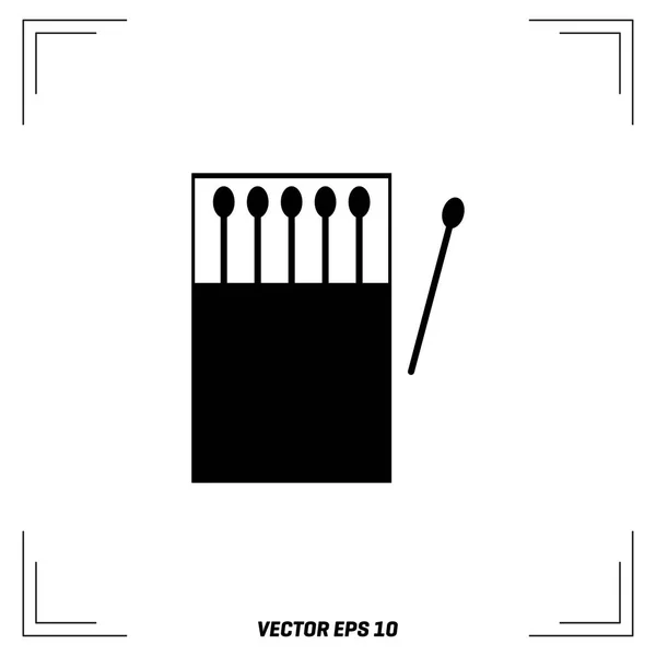 黒一致アイコンの空白のボックス — ストックベクタ