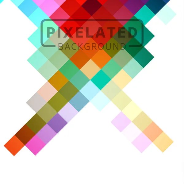 Modèle coloré pixellisé — Image vectorielle