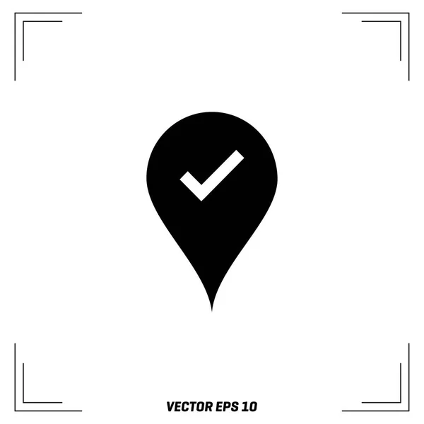 Map pointer icon — Stock Vector