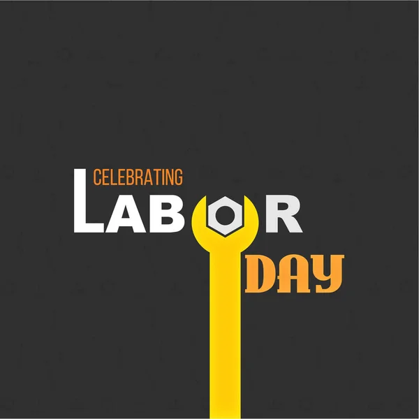 Happy Labor Day greeting card