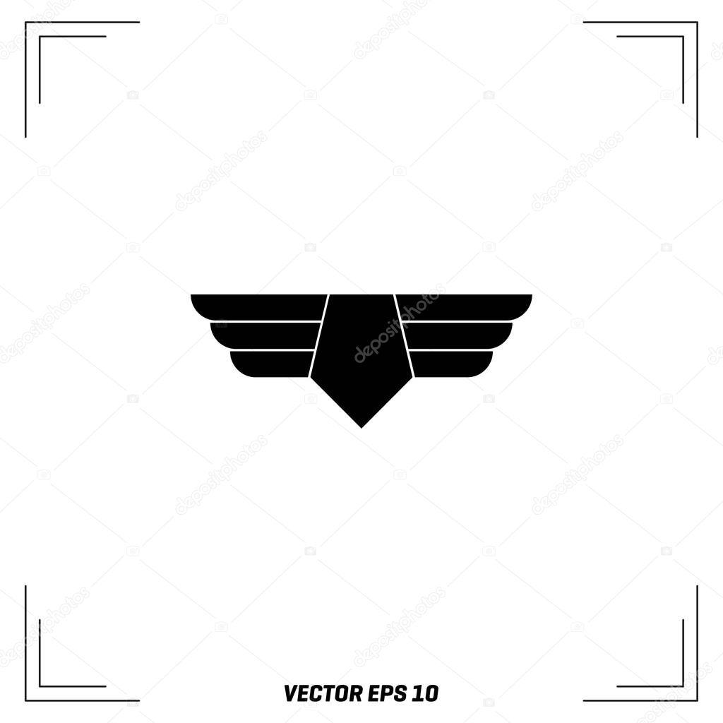 Army Badge Icon, vector, illustration