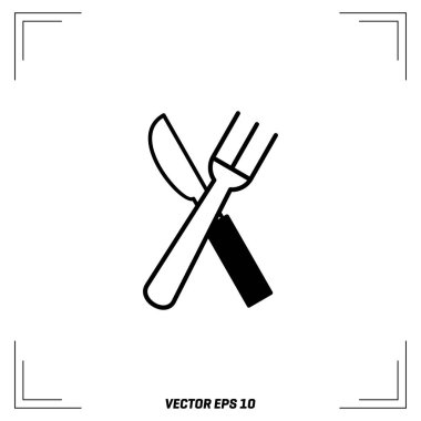 çatal ve bıçak simgesi