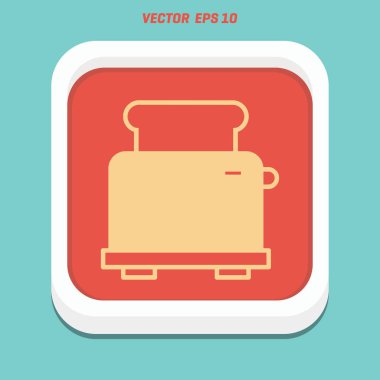 Elektrikli tost makinesi simgesini