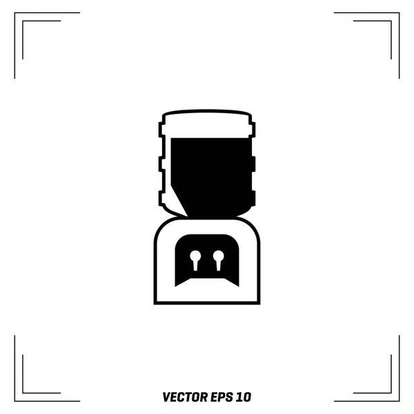 Hűvösebb lapos ikon — Stock Vector
