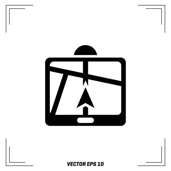 Mapa icono de búsqueda — Vector de stock
