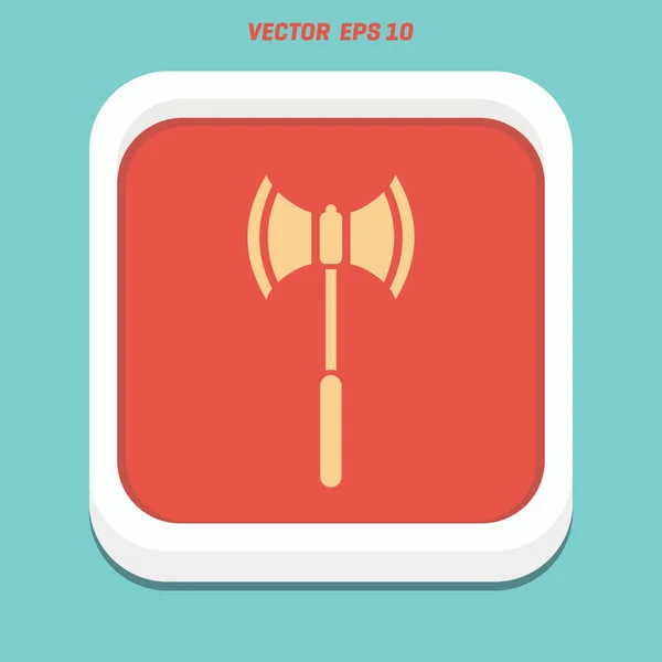 Viking Axe ikon — Stock Vector