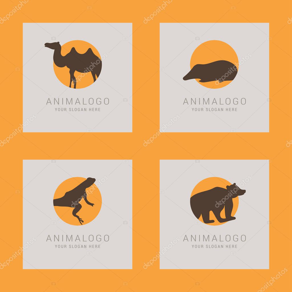 Set Of Animal Logo Stock Vector C Ibrandify 151142226