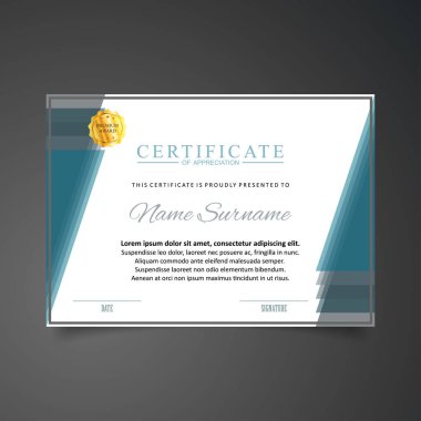 iş sertifika şablonu