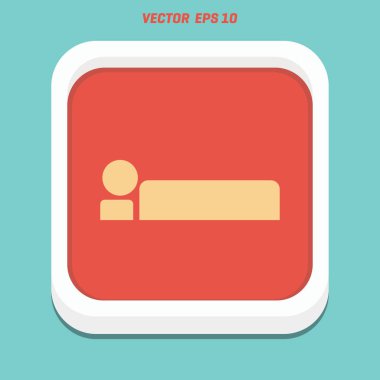 uyku tulumu simgesine erkekte