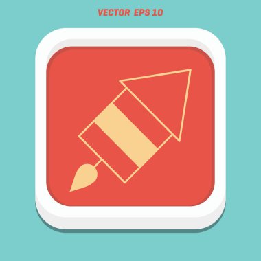 havai fişek roket simgesi