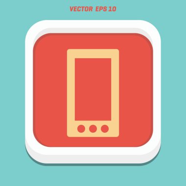 Telefon Düz Simgesi 