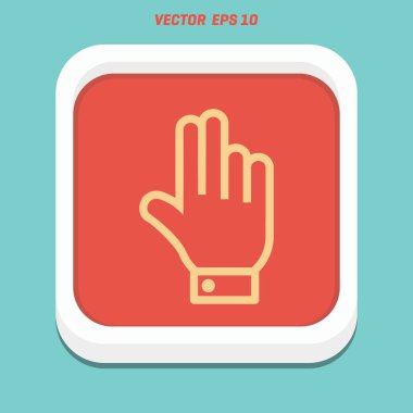 eller simgesini iki parmak ile 