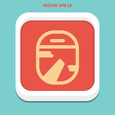 pencere uçak düz simgesinin