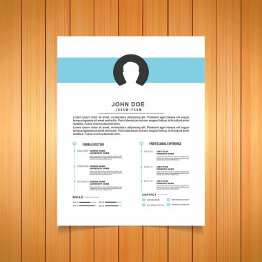 şık özgeçmiş şablonu