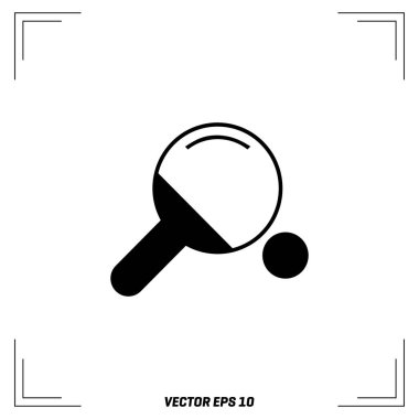 Masa Tenisi raketi simgesi