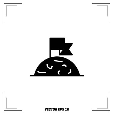 Ay düz simgesine bayrak