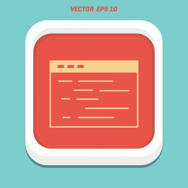 Arabirim düz simgesi